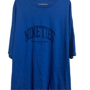 Train of Thought RnB Every Morning Blue Graphic Tee 3XL